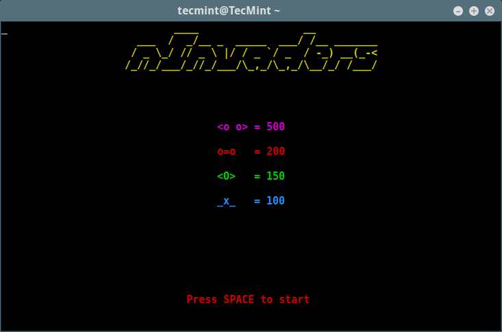 Сыграйте в Space Invaders, олдскульную игру, в терминале Linux Сыграйте в Space Invaders, олдскульную игру, в терминале Linux
