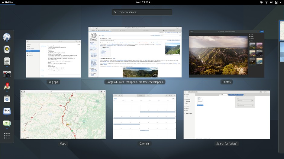 Desktop Environment GNOME