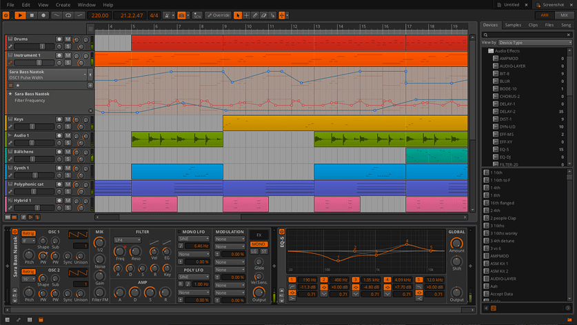 Bitwig Studio Digital Audio Workstation