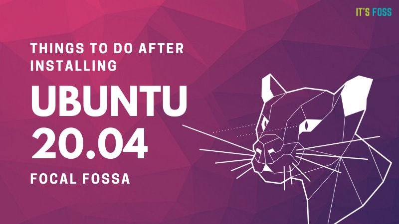16 действий, которые необходимо сделать после установки Ubuntu 20.04