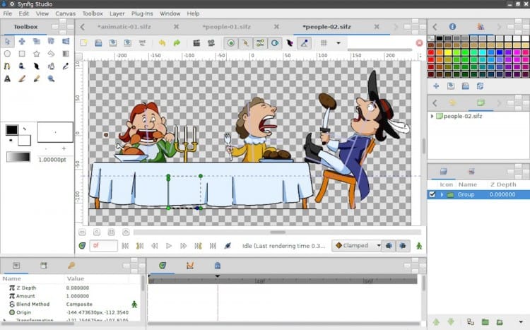 Synfig Studio 1.0 — Солидное бесплатное приложение для создания анимации