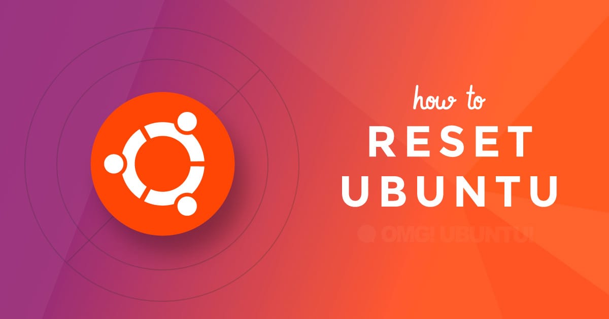 Секретная команда для сброса рабочего стола Ubuntu до настроек по умолчанию