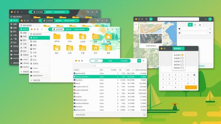 Придайте своему рабочему столу Linux свежий оттенок с помощью темы Canta