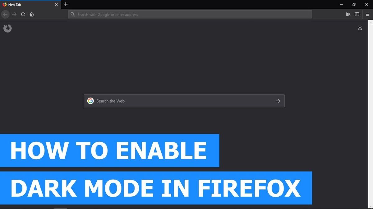 Как активировать тёмную тему в Firefox