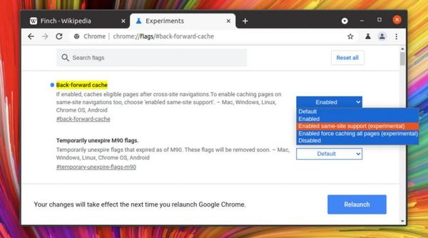 Разработчики Chrome добавили «обратный кэш» для мгновенной загрузки страниц
